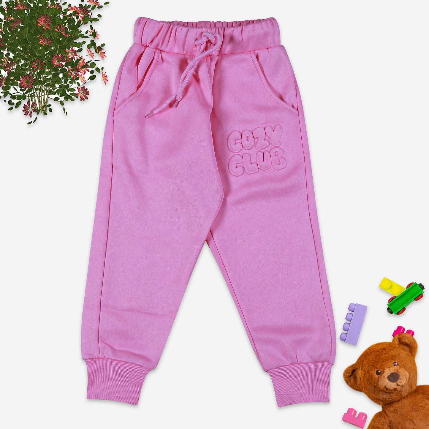 Kids Fleece Sets Pink