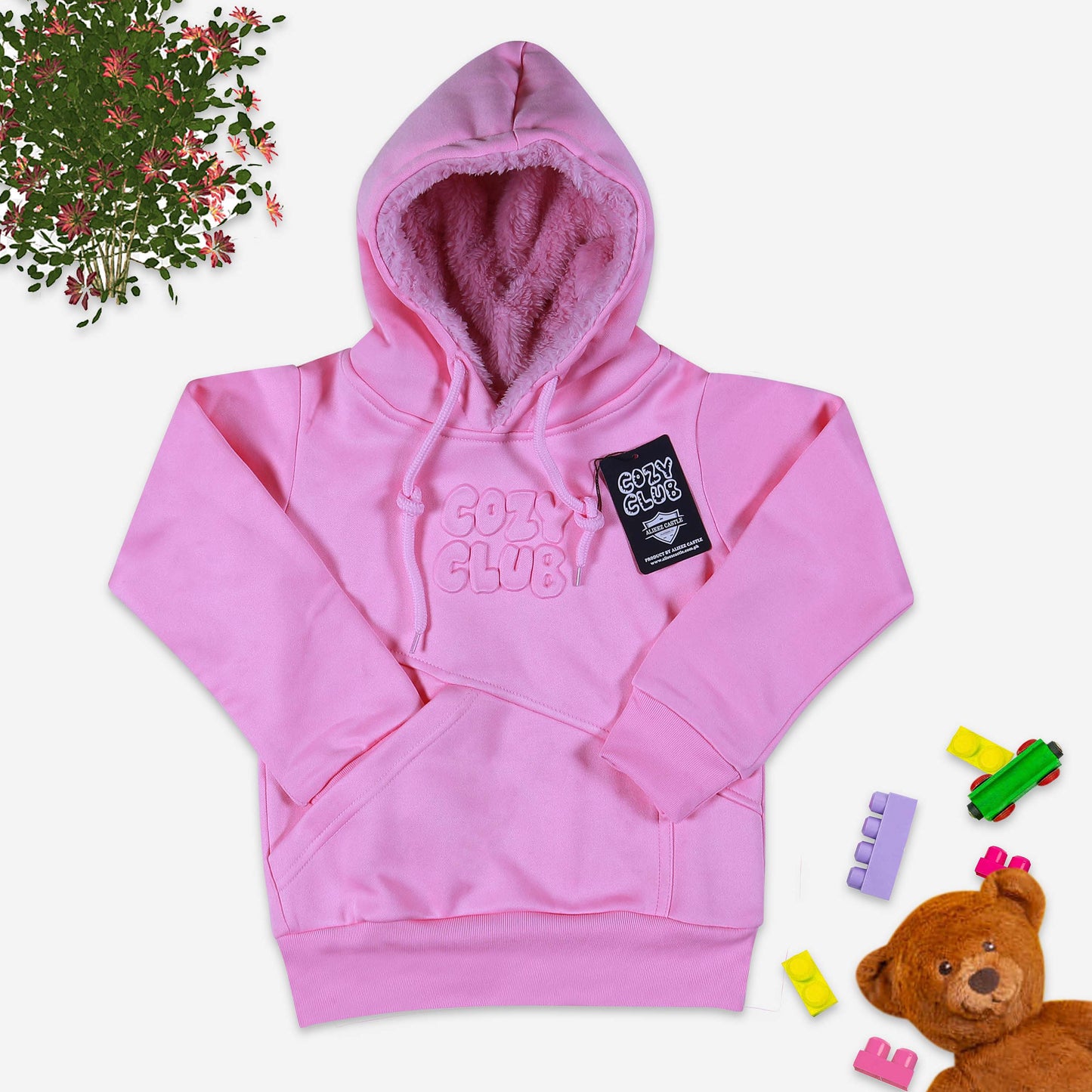 Kids Fleece Sets Pink
