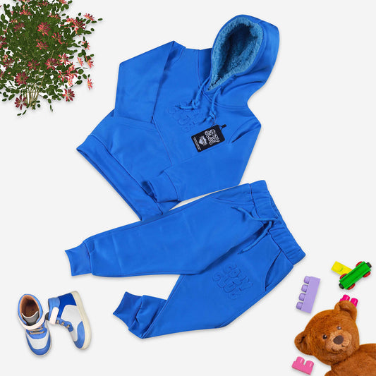 Kids Fleece Sets Blue